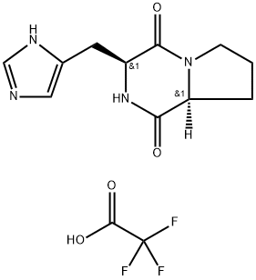 Cyclo(his-pro) (TFA) 구조식 이미지