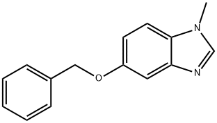 5-(Benzyloxy)-1-methyl-1,3-benzodiazole 구조식 이미지