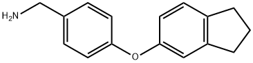 4-(INDAN-5-YLOXY)-BENZYLAMINE Structure