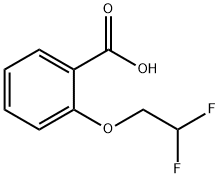 2-(2,2-difluoroethoxy)benzoic acid Structure