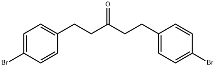3-Pentanone, 1,5-bis(4-bromophenyl)- Structure