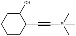 Cyclohexanol, 2-[2-(trimethylsilyl)ethynyl]- 구조식 이미지