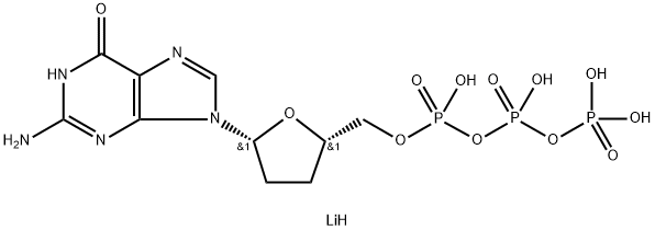 2',3'-DIDEOXYGUANOSINE5'-트리포스페이트*리튬10MM 구조식 이미지