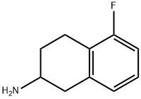 2-Naphthalenamine, 5-fluoro-1,2,3,4-tetrahydro- Structure