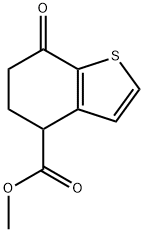 Benzo[b]thiophene-4-carboxylic acid, 4,5,6,7-tetrahydro-7-oxo-, methyl ester Structure