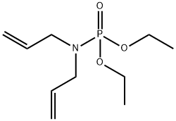 Phosphoramidic acid, N, N- di-2-propen-1-yl-, diethyl ester Structure