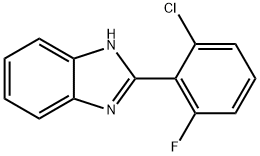 1H-Benzimidazole, 2-(2-chloro-6-fluorophenyl)- Structure