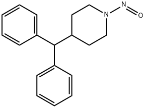 Piperidine, 4-(diphenylmethyl)-1-nitroso- Structure