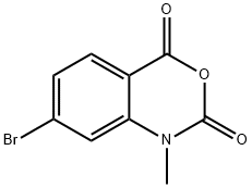 2H-3,1-Benzoxazine-2,4(1H)-dione, 7-bromo-1-methyl- Structure