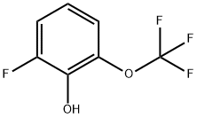 Phenol, 2-fluoro-6-(trifluoromethoxy)- Structure