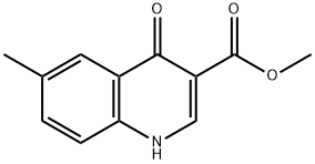 3-Quinolinecarboxylic acid, 1,4-dihydro-6-methyl-4-oxo-, methyl ester Structure