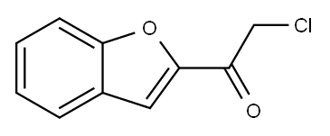 Ethanone, 1-(2-benzofuranyl)-2-chloro- Structure