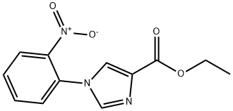 Ethyl 1-(2-nitrophenyl)imidazole-4-carboxylate Structure