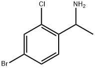 1-(4-bromo-2-chlorophenyl)ethanamine Structure