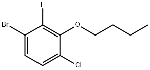 Benzene, 1-bromo-3-butoxy-4-chloro-2-fluoro- Structure