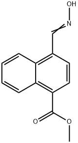 methyl 4-[(hydroxyimino)methyl]-1-naphthalenecarboxylate 구조식 이미지