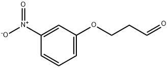 Propanal, 3-(3-nitrophenoxy)- Structure