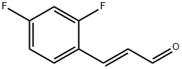 2-Propenal, 3-(2,4-difluorophenyl)-, (2E)- Structure