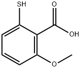 Benzoic acid, 2-mercapto-6-methoxy- 구조식 이미지