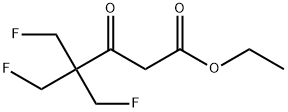 Pentanoic acid, 5-fluoro-4,4-bis(fluoromethyl)-3-oxo-, ethyl ester Structure