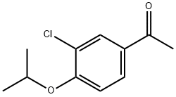 1-[3-chloro-4-(propan-2-yloxy)phenyl]ethan-1-one 구조식 이미지