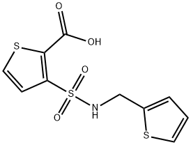 3-{[(thiophen-2-yl)methyl]sulfamoyl}thiophene-2-carboxylic acid Structure