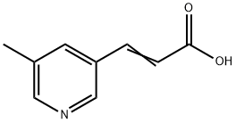3-(5-methylpyridin-3-yl)prop-2-enoic acid Structure