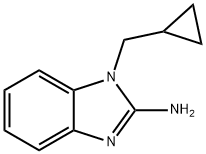 1H-Benzimidazol-2-amine, 1-(cyclopropylmethyl)- Structure