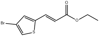 (E)-ethyl3-(4-bromothiophen-2-yl)acrylate(WX191822) 구조식 이미지