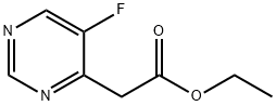 Ethyl 2-(5-fluoropyrimidin-4-yl)acetate Structure