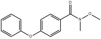 N-methoxy-N-methyl-4-phenoxybenzamide Structure