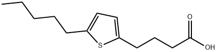 2-Thiophenebutanoic acid, 5-pentyl- Structure