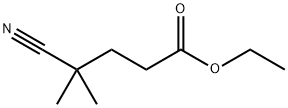 Pentanoic acid, 4-cyano-4-methyl-, ethyl ester Structure