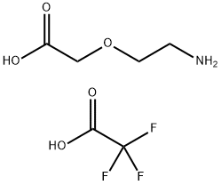 Acetic acid, 2-(2-aminoethoxy)-, 2,2,2-trifluoroacetate (1:1) Structure