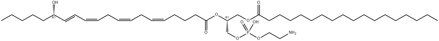 1-Stearoyl-2-15(S)-HETE-sn-glycero-3-PE Structure