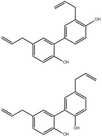 Reaction mass of 3',5-diallyl[biphenyl]-2,4'-diol and 5,5'-diallyl[biphenyl]-2,2'-diol Structure