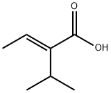 2-Butenoic acid, 2-(1-methylethyl)-, (2E)- 구조식 이미지