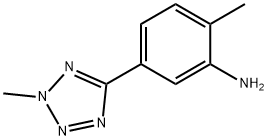 2-methyl-5-(2-methyl-2H-tetrazol-5-yl)aniline(SALTDATA: FREE) Structure