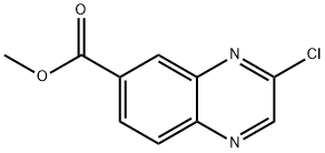 6-Quinoxalinecarboxylic acid, 3-chloro-, methyl ester Structure