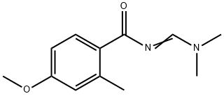 Methanimidamide, N'-(4-methoxy-2-methylbenzoyl)-N,N-dimethyl- Structure