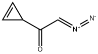 Ethanone, 1-(2-cyclopropen-1-yl)-2-diazo- Structure