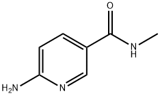 3-Pyridinecarboxamide,6-amino-N-methyl-(9CI) Structure