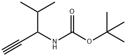 tert-butyl (4-methylpent-1-yn-3-yl)carbamate Structure