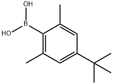 Boronic acid, B-[4-(1,1-dimethylethyl)-2,6-dimethylphenyl]- Structure