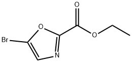 2-Oxazolecarboxylic acid, 5-bromo-, ethyl ester Structure