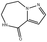 4H-Pyrazolo[1,5-a][1,4]diazepin-4-one, 5,6,7,8-tetrahydro- Structure