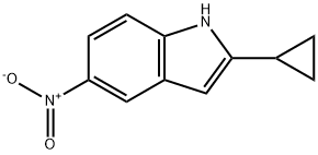 2-cyclopropyl-5-nitro-1H-indole Structure