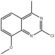 Quinazoline, 2-chloro-8-methoxy-4-methyl- Structure