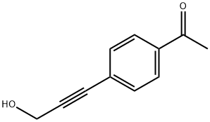 Ethanone, 1-[4-(3-hydroxy-1-propyn-1-yl)phenyl]- Structure