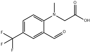 Glycine, N-[2-formyl-4-(trifluoromethyl)phenyl]-N-methyl- Structure